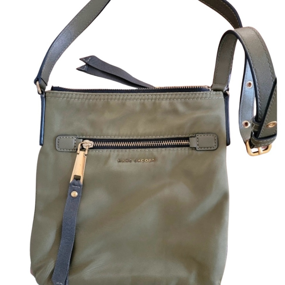 Marc Jacobs Olive Green Crossbody Messenger Bag